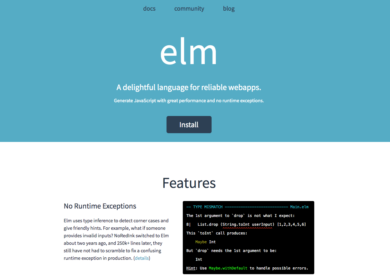 Elm Website